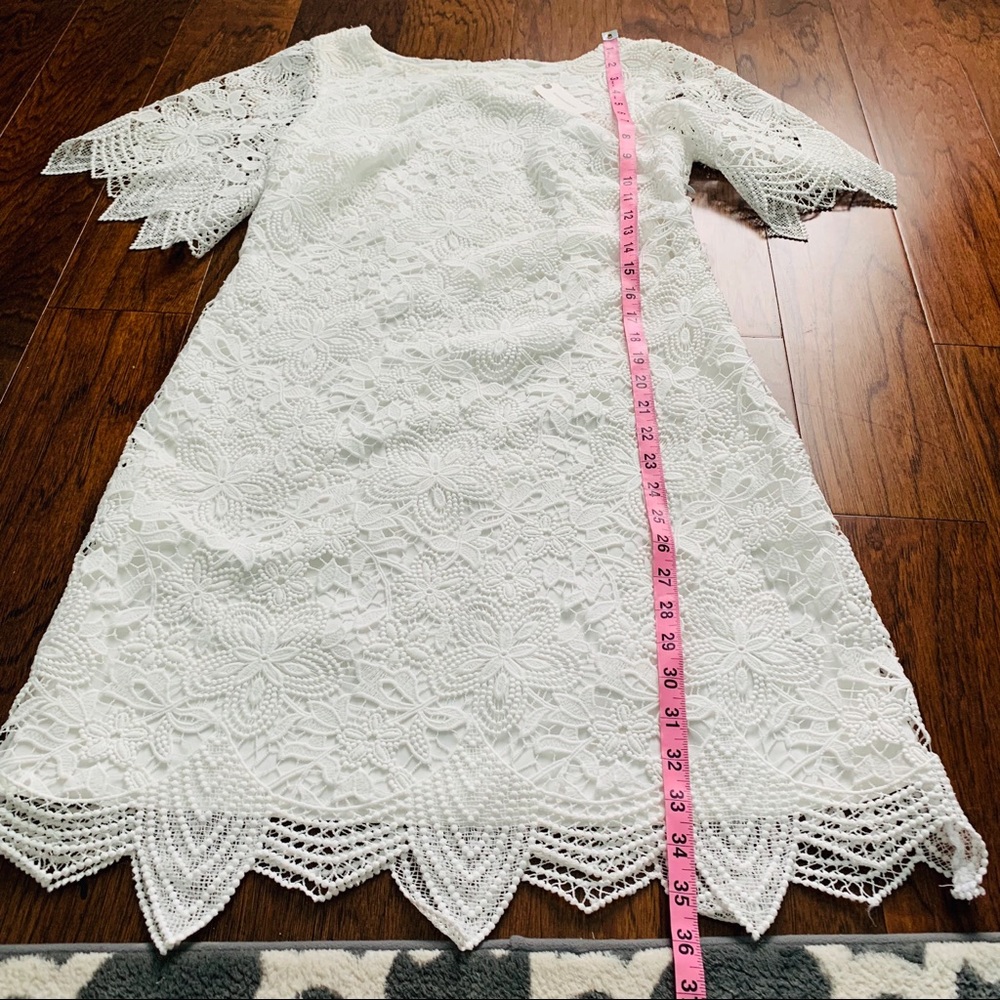 NWT Anthropologie Charleston lace mini dress - Picture 5 of 7